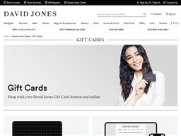 check david jones gift card balance.